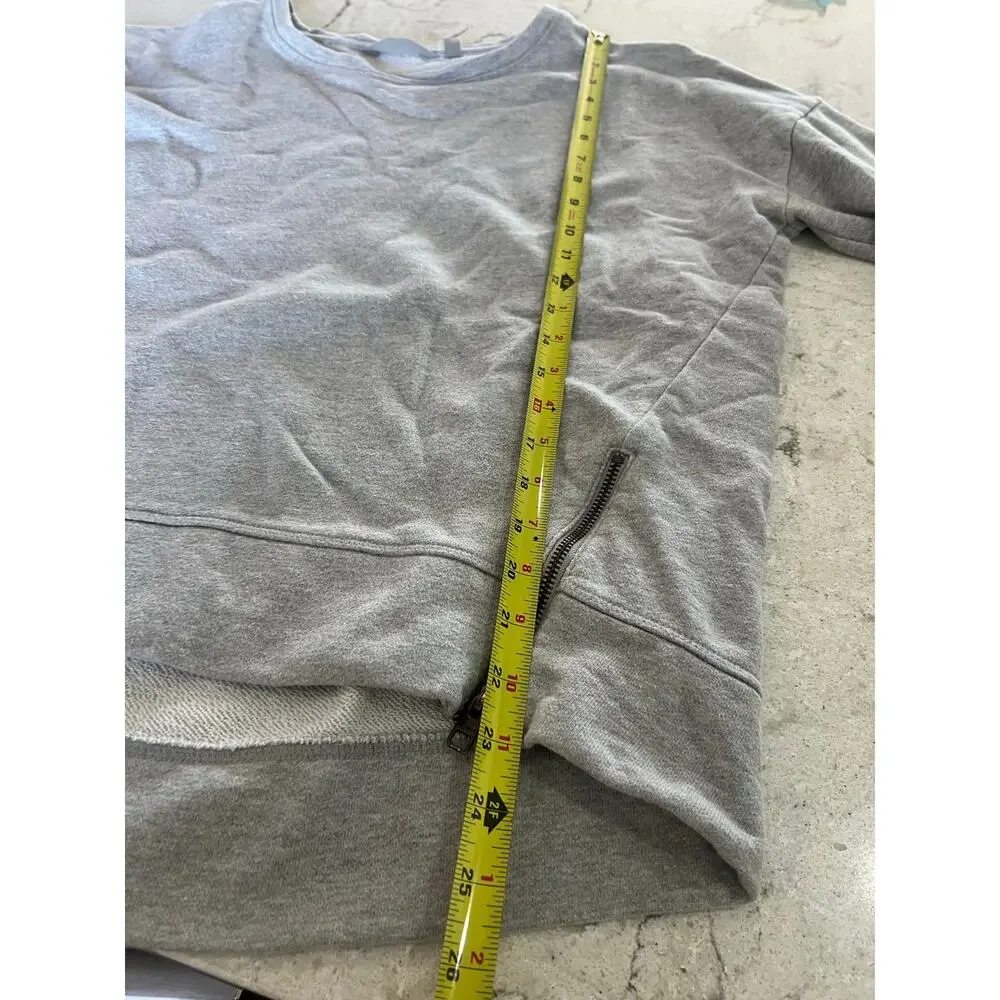 Athleta Grey Hi-Lo Sweatshirt – Size Medium